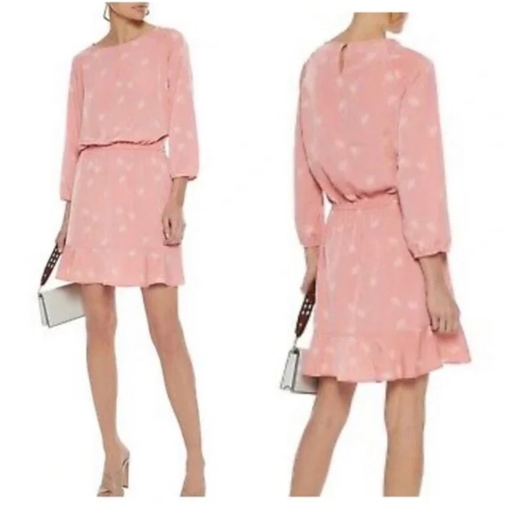 Joie Arryn Printed Voile Mini Dress